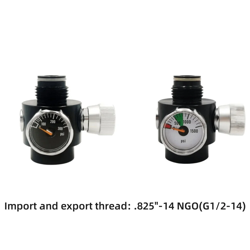 CO2 Air Regulator Pressure Control Adjustable 0-200PSI or 0-800PSI For .825