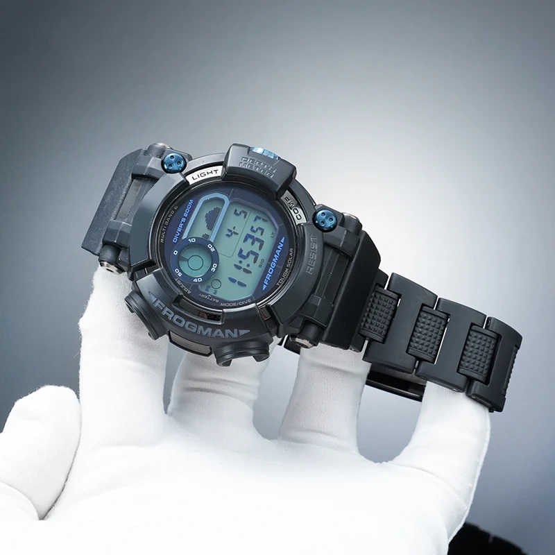 For Casio Sixth Generation Frogman Diving Watch GWF-D1000 Series Modified Lightweight Shuo Steel Hand Mountaineering Strap