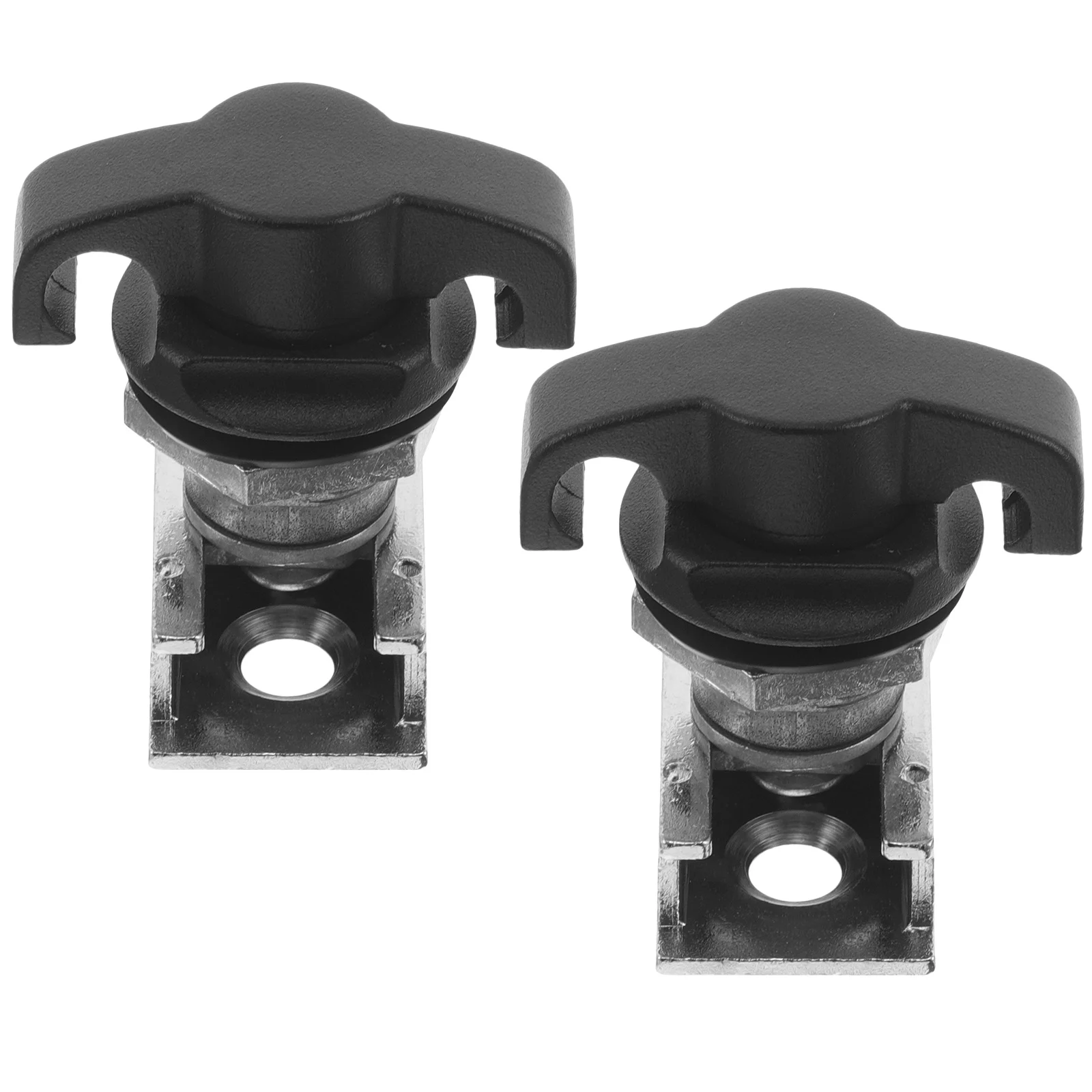 

2Pcs Zinc Alloy T-Handle Lock Set Thumb Cam Latch for Toolboxes Cabinets Waterproof Dustproof Security T‑handle Lock