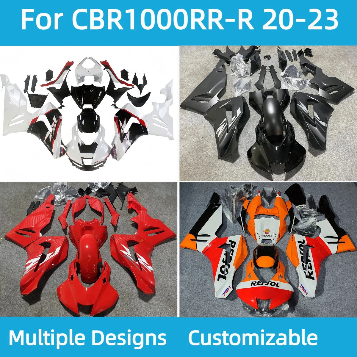 

For HONDA CBR 1000RR-R 2020 2021 2022 2023 Motorcycle Accessories Fairings CBR1000RR-R 20 21 22 23 Bodywork Fairing Kit