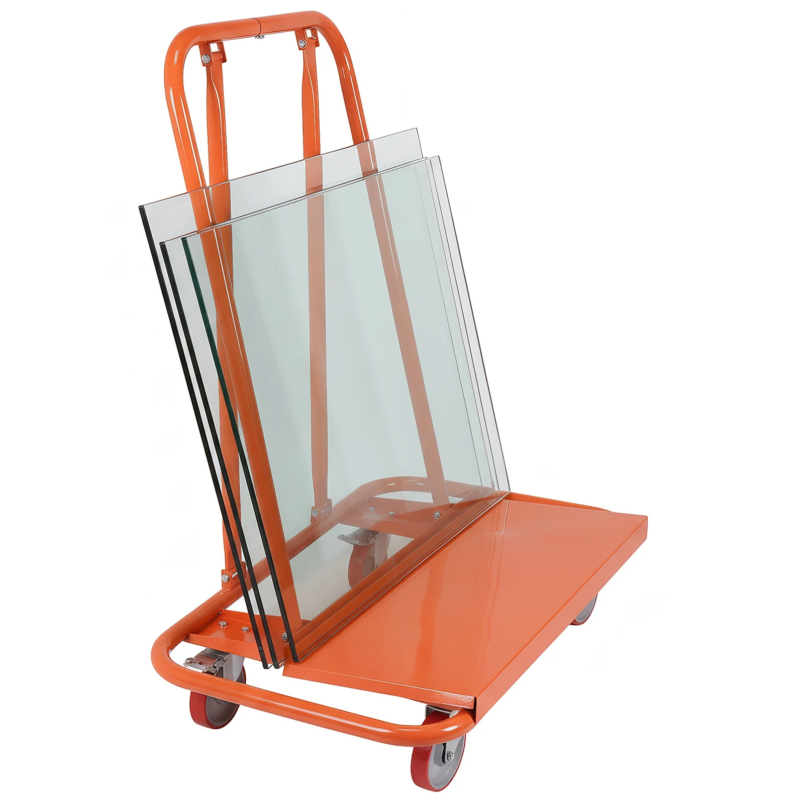 Glass Flatbed Handcart Detachable Stone Marble Handling Vehicle Large Capacity for Warehouse Factory Equipment