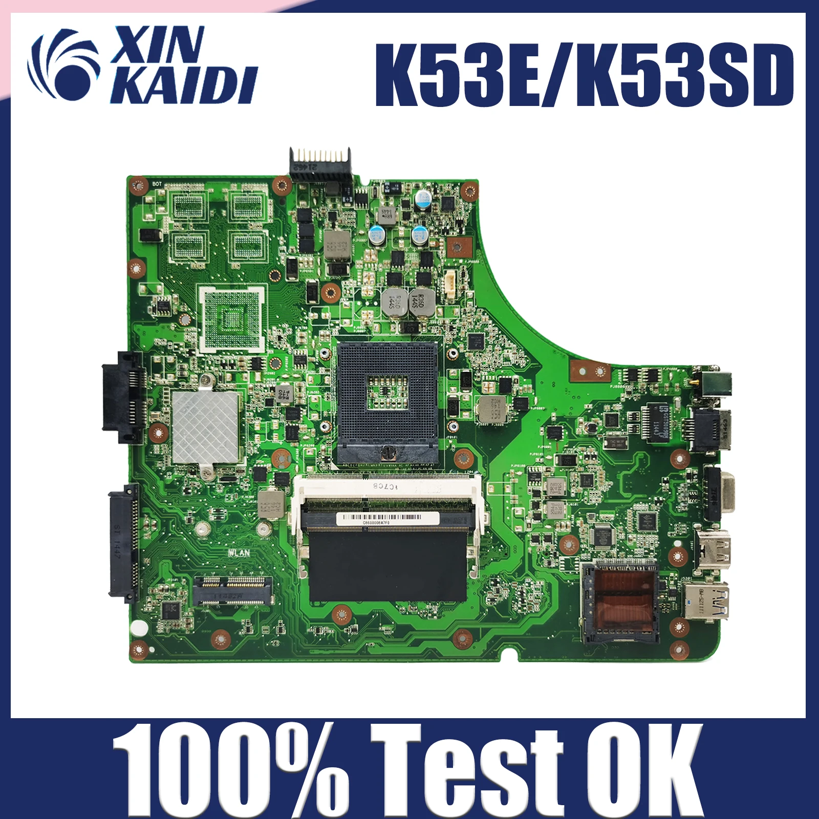 For Asus A53E A53S K53E X53E K53S K53SD Laptop Motherboard DDR3 K53SD MAIN BOARD REV:2.1/2.3