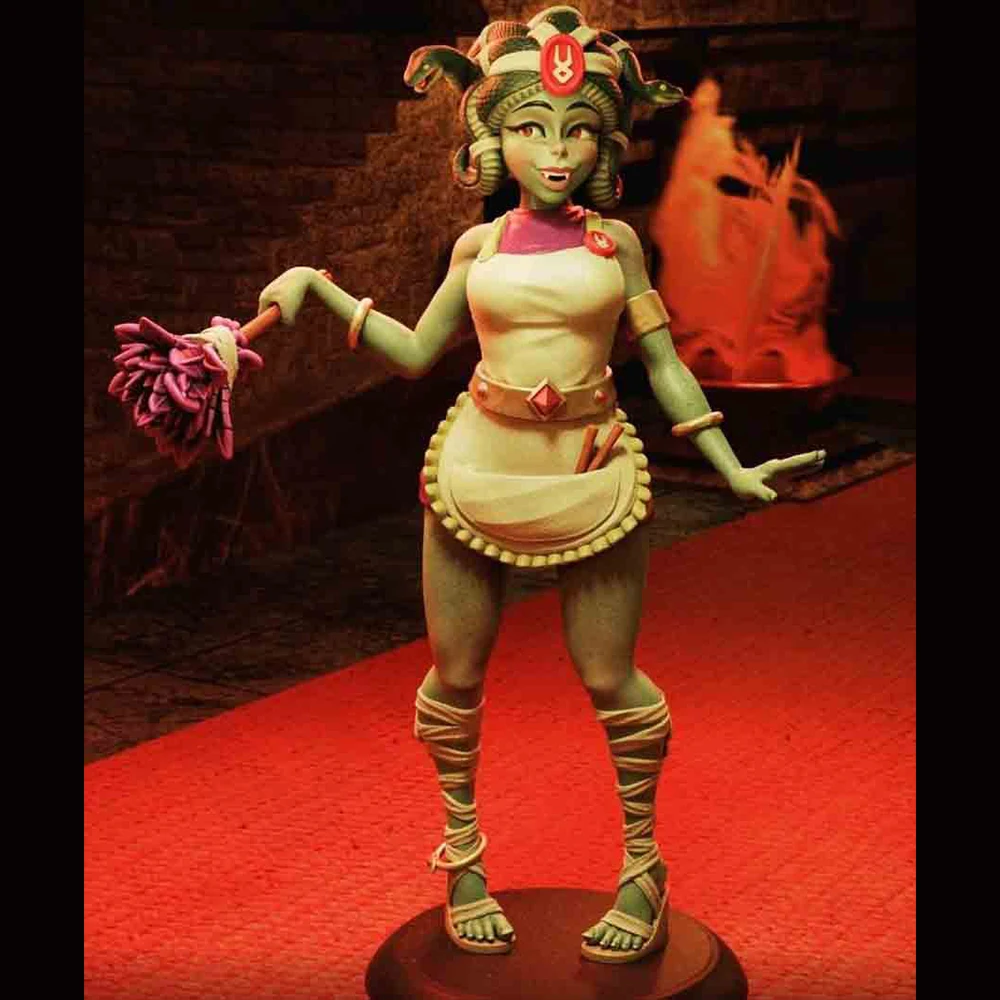 

Sexy Snake Maid Girl NSFW 1/24 Scale Resin Figure Model Kit Rabbit Unassembled Unpainted Doll 3D Printing DIY Statue Crafts Toy