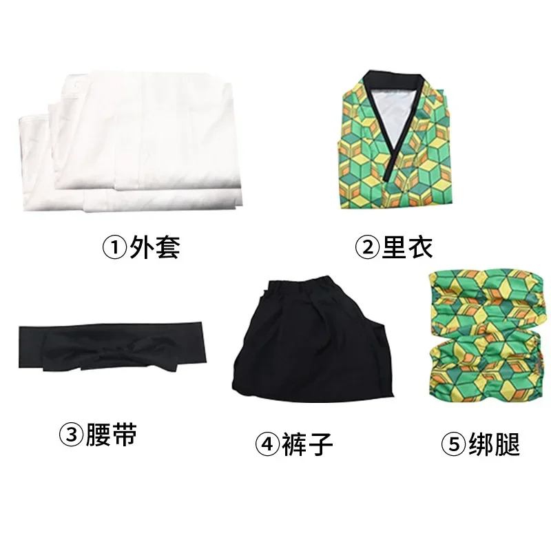 

2025 Anime Demon Killer Sabito Cosplay disfraz Sabito uniforme hombres mujeres Halloween Navidad fiesta trajes de juego