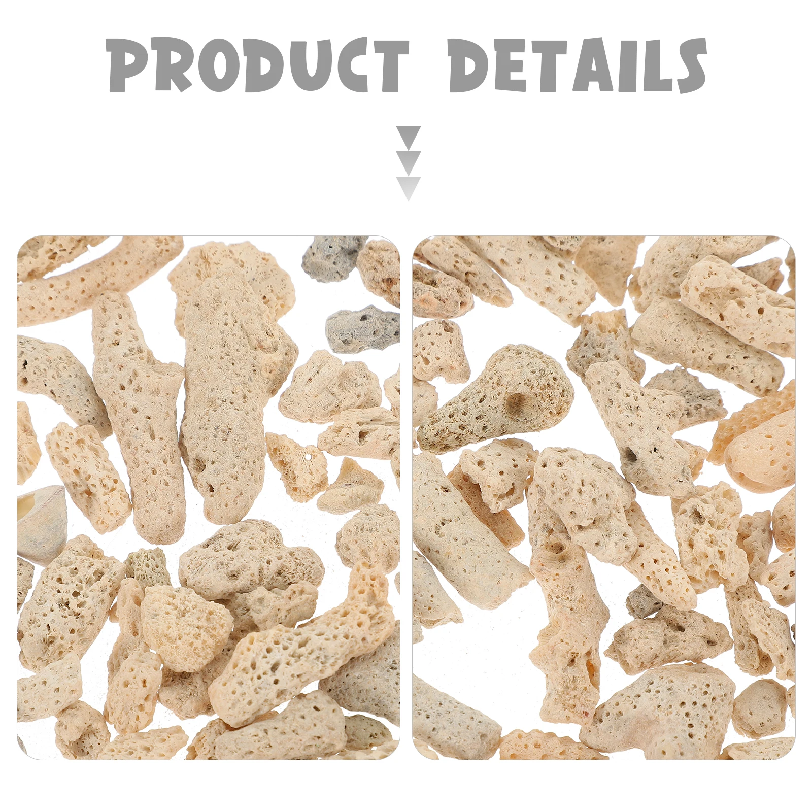 

1 Bag Natural Crushed Stones Decor Aquarium Filter Media Water Purification Filter Stones Aquarium Layout Fish Tank Crushed