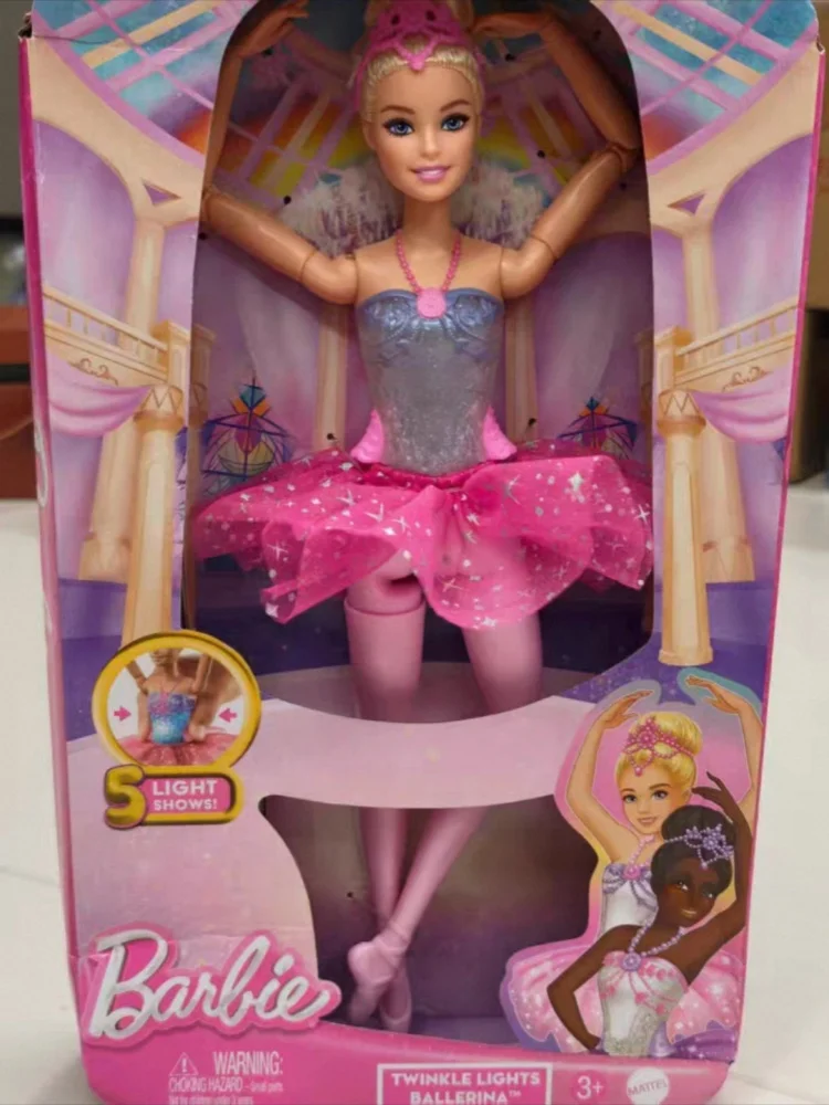 Hot Barbi e Sparkle Ballerina Doll Fashion Chief Doll Articulated Joints Collectible Toy Hlc25 Ornament Birthday Surprise Gift