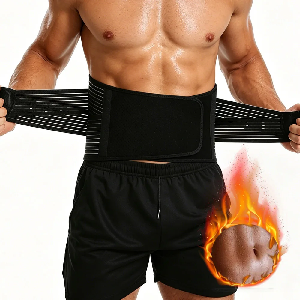 

Мужской пояс-корсет для похудения, поддерживающий поясницу, для ежедневного ношения, утягивающий живот, корректирующий фигуру