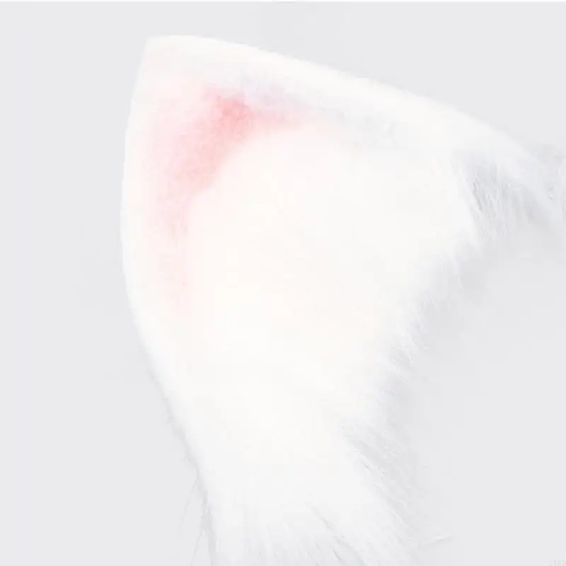 270D Donna Peluche Orecchie gatto Fascia per trucco Diademi Carnevale Halloween Decorazioni per capelli per feste