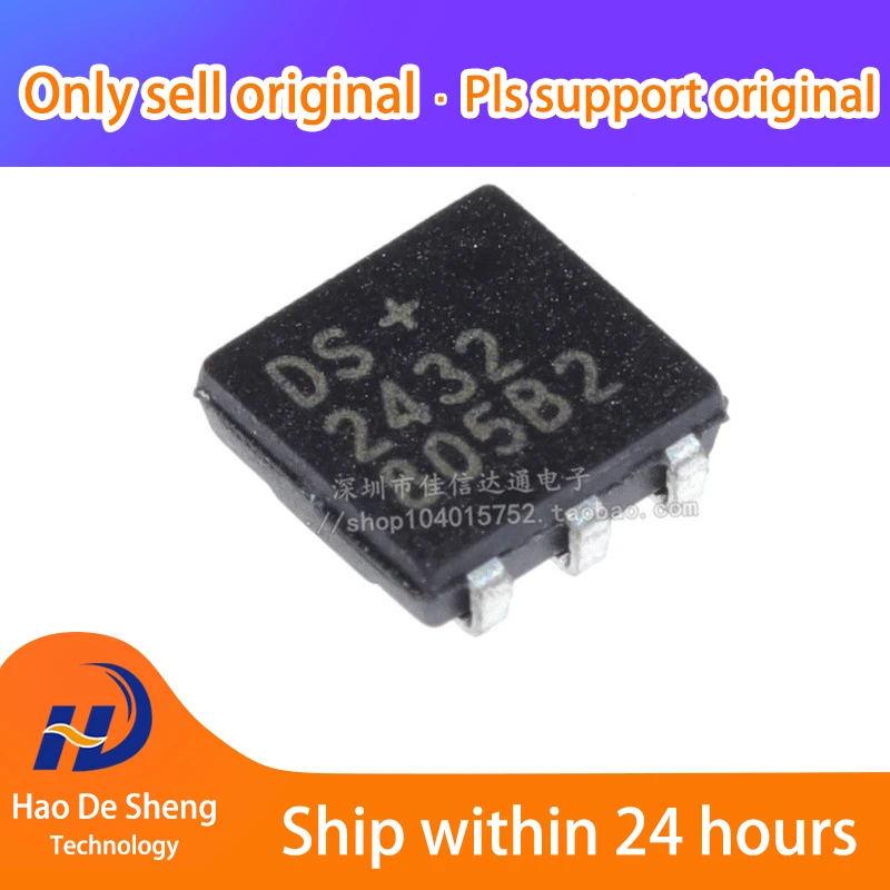 

10PCS/LOT DS2432P+ TSOC-6 New Original In Stock