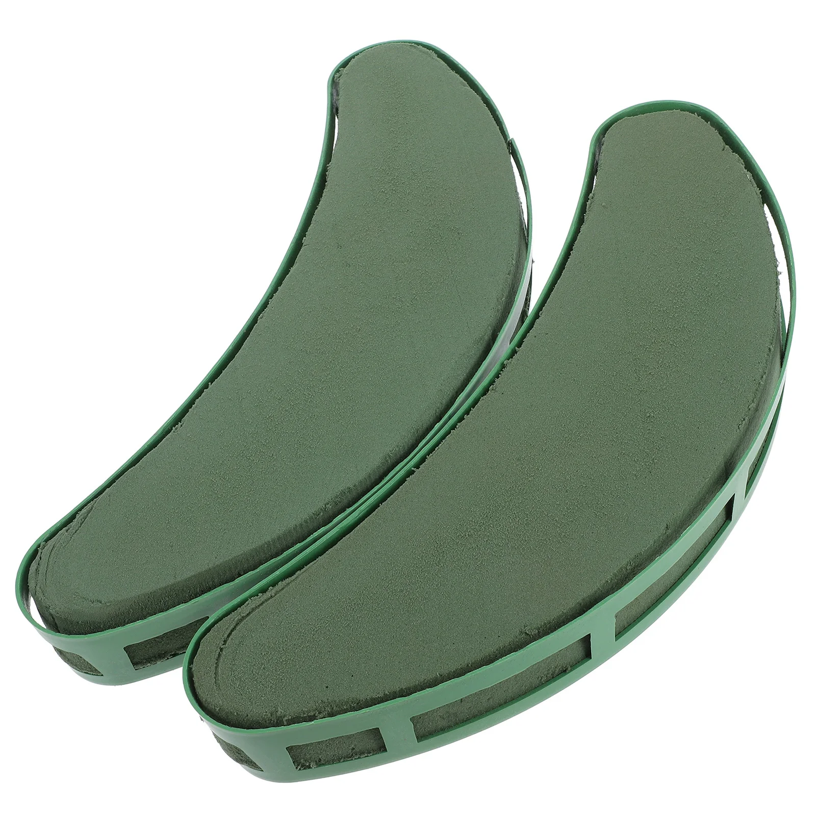 

Crescent Shaped Floral Foam Base For Wedding Centerpiece Diy Flower Arrangement Supplies Wet Foam Florist Car Decor Holder