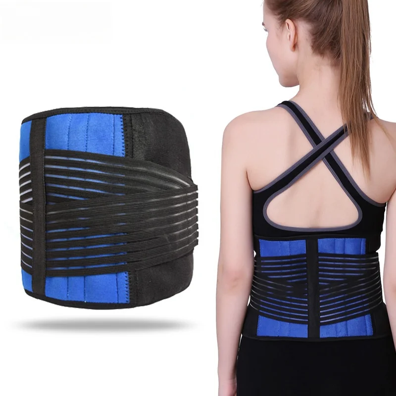 

Lumbar Pad Back Support Lumbar Spine Protector Elastic Belt Lower Back Pain Relief Scoliosis Herniated Disc Sciatica Men Women