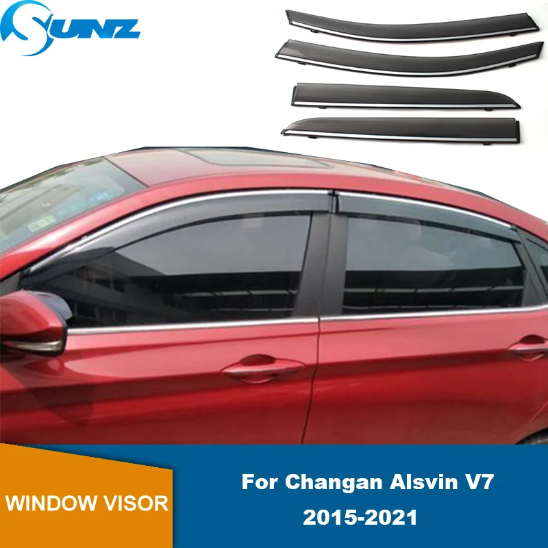 

Window Visor For Changan Alsvin V7 2015 2016 2017 2018 2019 2020 2021 Side Window Deflectors Vent Shade Sun Rain Deflector Guard