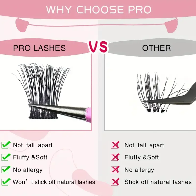 220本のウラルスタイル混合つけまつげ、直径8-16mm、D型カールデザイン、外観を強化するのに最適