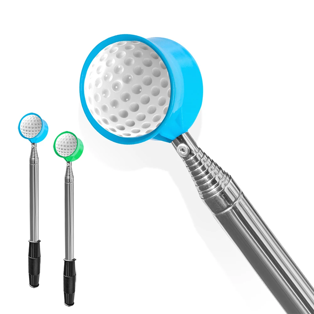 

1 шт., 9 футов/12 футов, телескопические мячи для гольфа из нержавеющей стали, мяч для подбора мячей для воды, принадлежности и аксессуары для гольфа