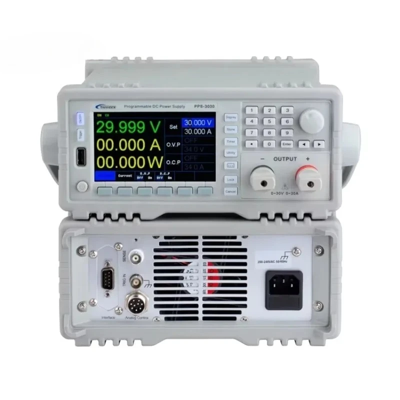 

202530V 20A High Precision Programmable Switch Mode Laboratory DC Adjustable Power Supply PPS-3020