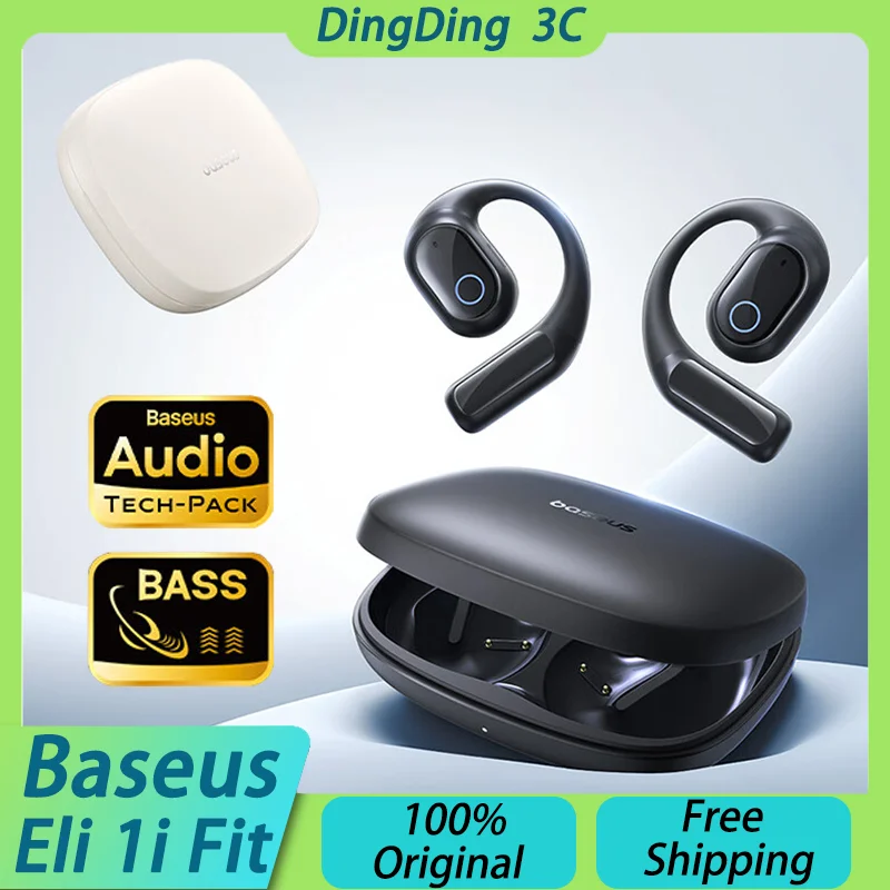 

Baseus Eli 1i Fit Open-Aire Bluetooth Беспроводные наушники с костной проводимостью Спортивные наушники ENC Bass Enhancement Custom