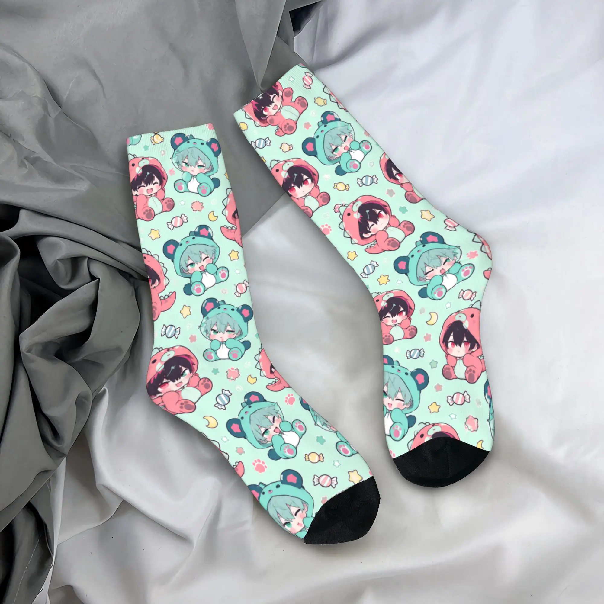 Ivantill Till Alien Stage Chibi Graphic Stockings  Graphic Funny Socks Autumn Non Slip Socks Women Men Running Sports Soft Socks