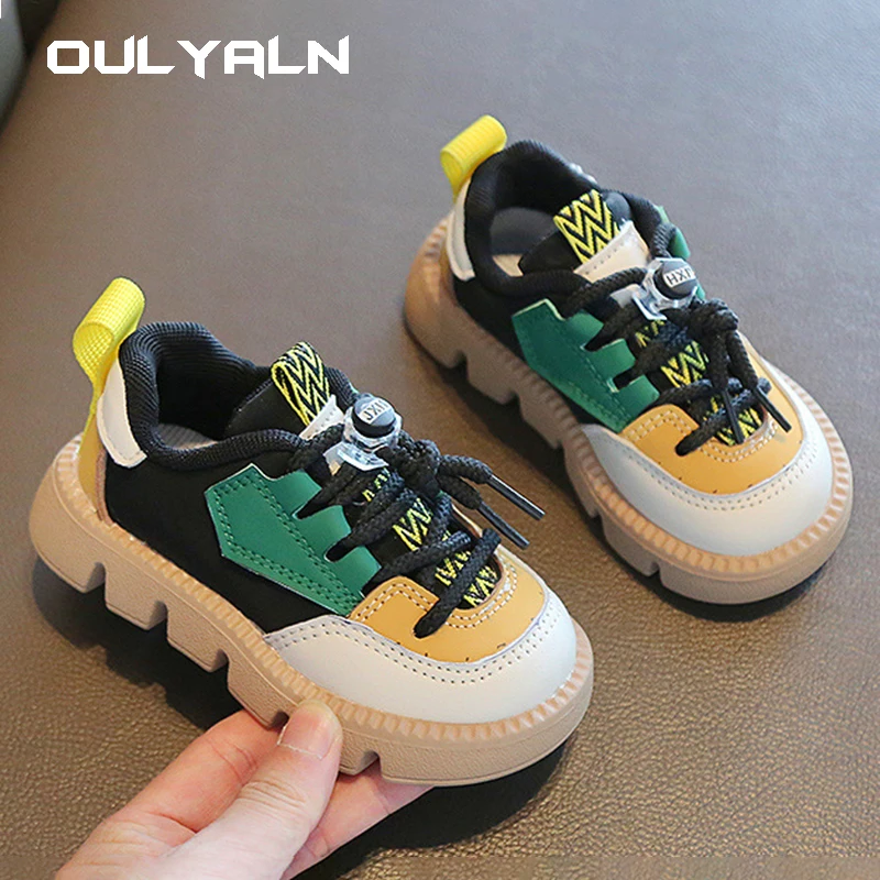 

Fashion Baby Shoes Childrens Sports Skateboard Shoes Girls Boys Sneakers Childrens Running Shoes Kids Non-slip Soft Sole Shoe