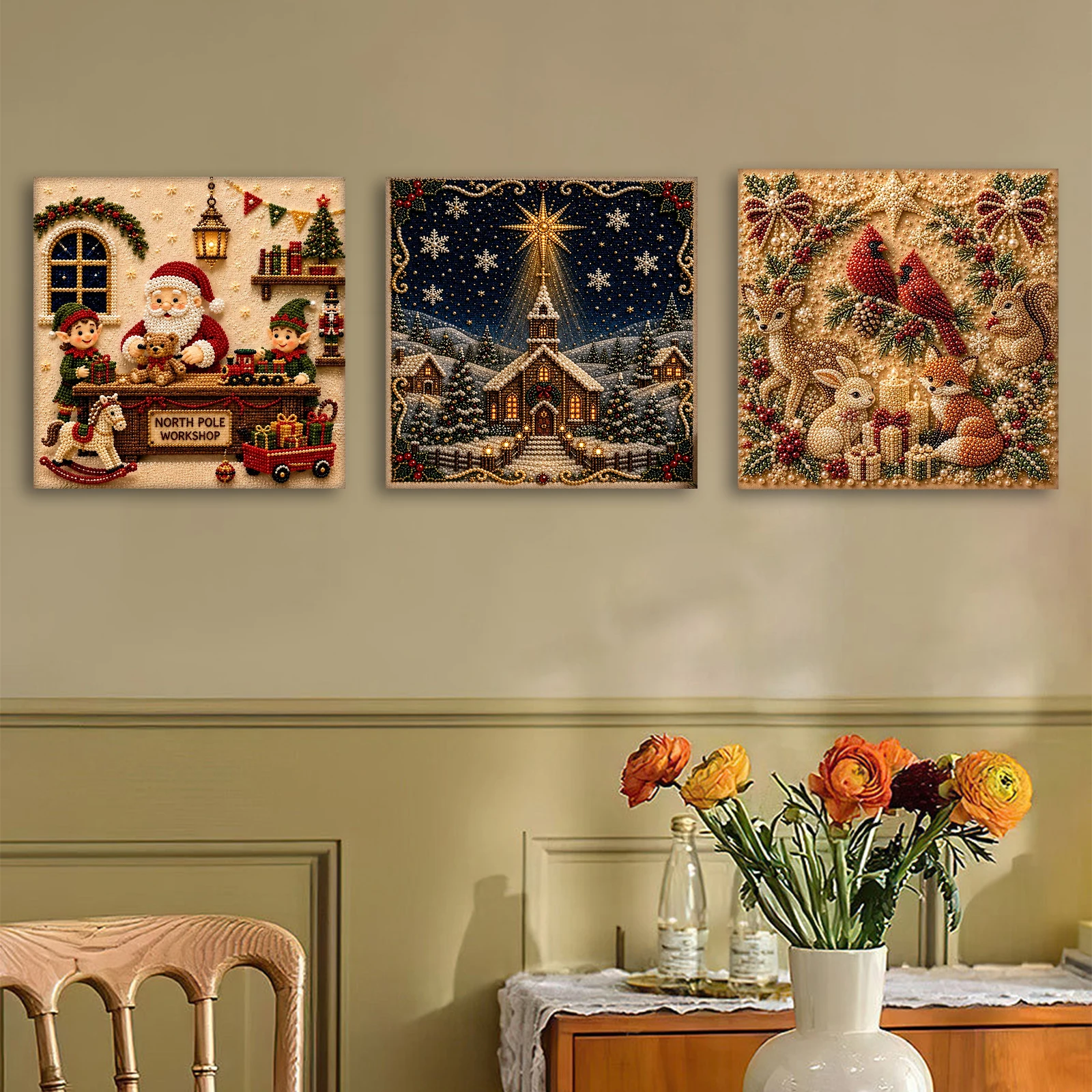 DIY Pearl Diamond Painting Kit - Resin Art With Wood review and price