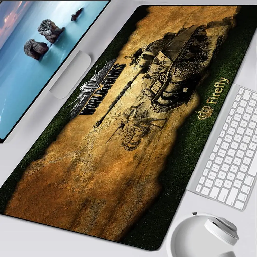 لوحة ماوس HD W-World Of T-Tanks، حصيرة مطاطية للكمبيوتر المحمول Xxl، لوحة ماوس للكمبيوتر المحمول، ملحقات ألعاب طاولة الكمبيوتر