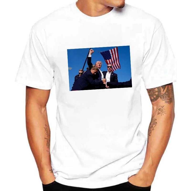 2024 Trump Was Right about Everything Donald Trump Supporter Printing T-Shirt  O-Neck Short Sleeve Tee Casual  T Shirt men