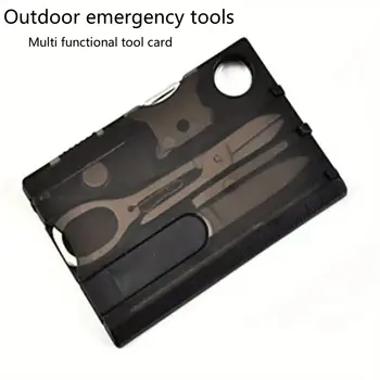 戶外緊急工具多功能瑞士卡,方便露營的多功能求生工具卡 10 最佳銷售 生存多功能工具 - №5