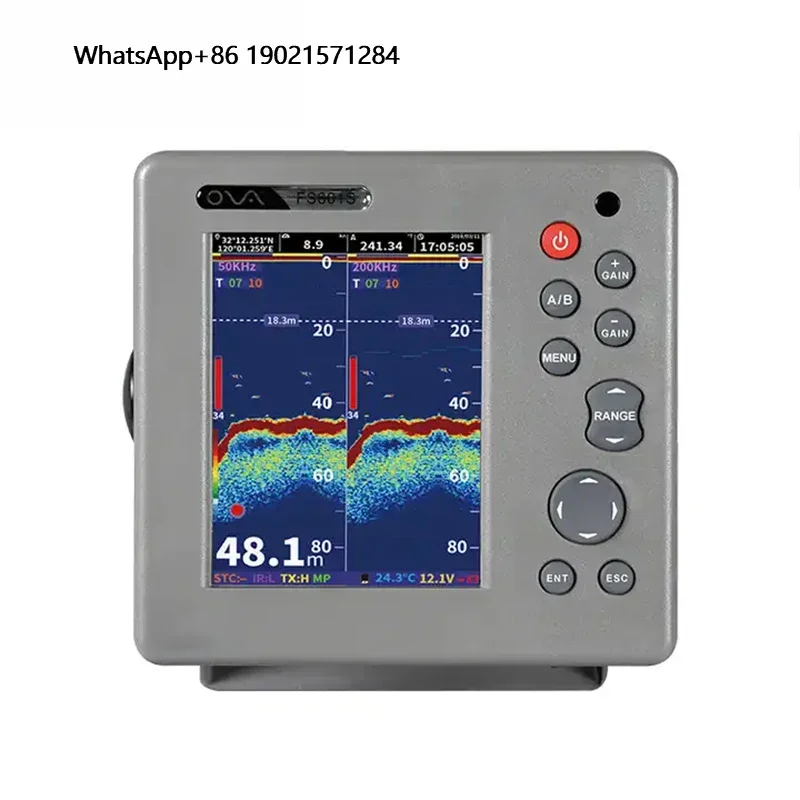 

FS601S OVA 6 Inch Echo Sounder Include f Sonar Module for Marine Fishing