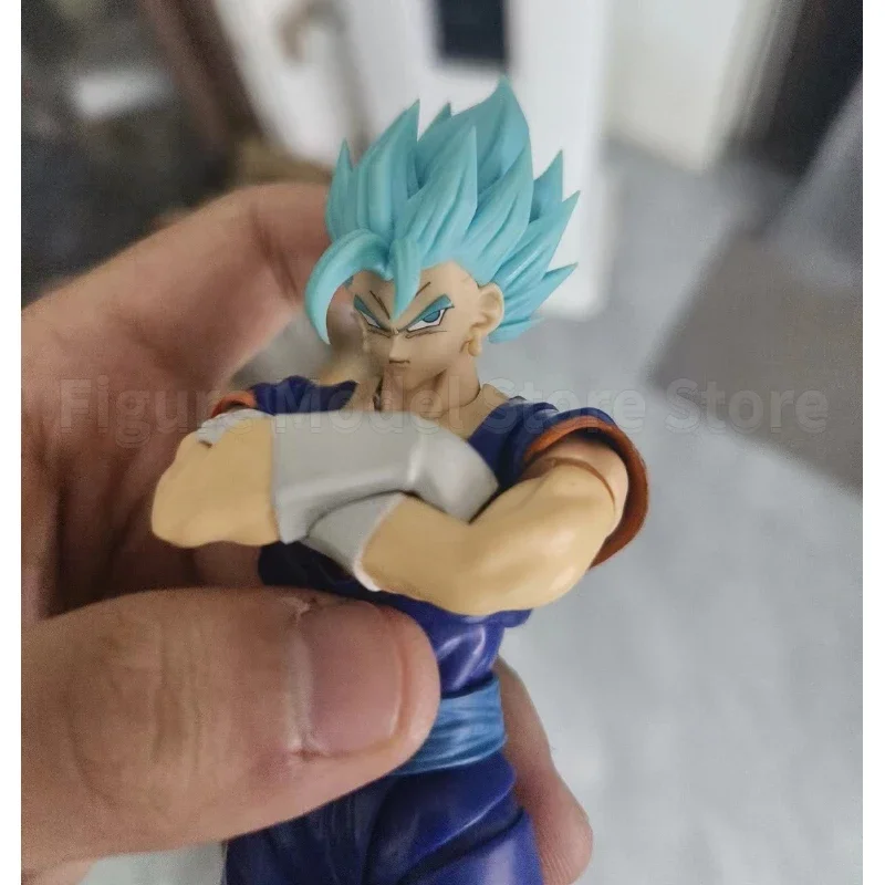متوفر في المخزون HM HMYR لعبة دراغون بول S.H.Figuarts SHF سوبر فيوجن المحارب فيجيتو رؤساء اكسسوارات أنيمي عمل أرقام اللعب نماذج