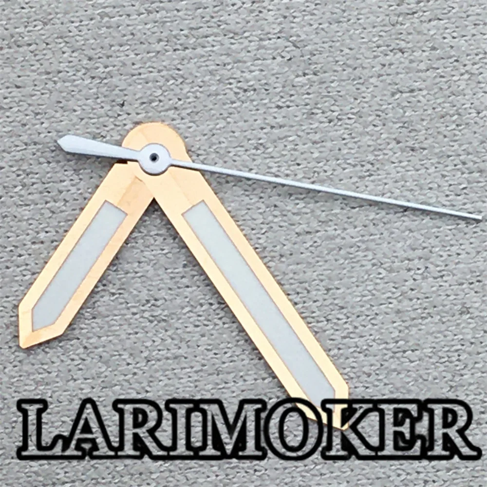 LARIMOKER Gold Silver Rose Gold Watch Hands Green Luminous Hands fit NH35 Mechanical Movement Watches Accessories