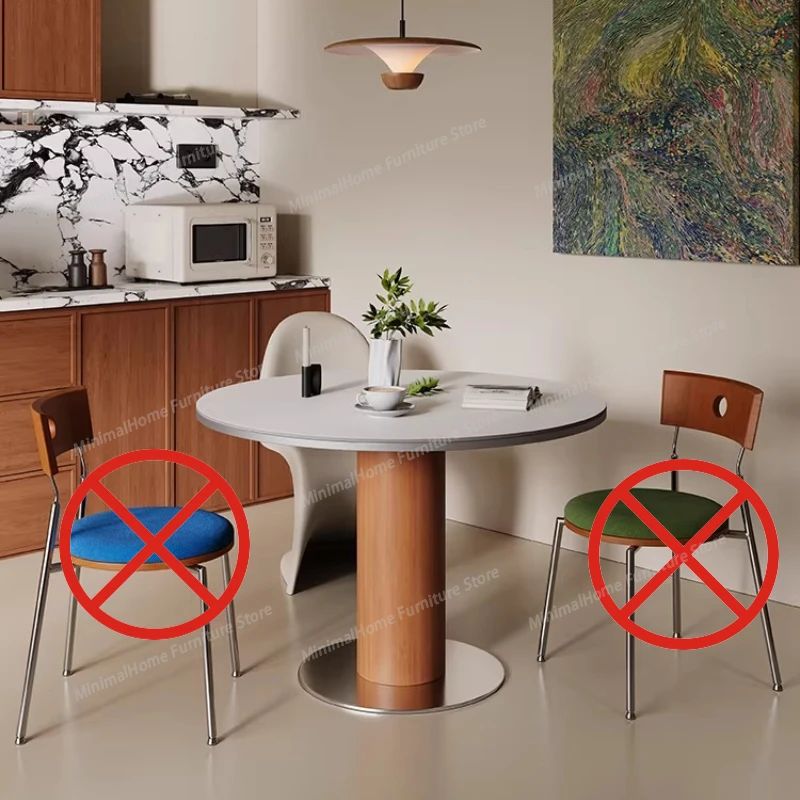 

Обеденный стол на центральной опоре-основании: Свобода движений ног, элегантный дизайн, мебель для дома, Mesa De Comedor