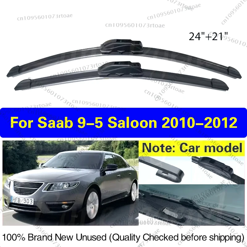 

Car Wiper Blade Front Window Windscreen Windshield Rubber Refill Wiper For SAAB 9-5 Saloon 2010 2011 2012 24"21" Car Accessories