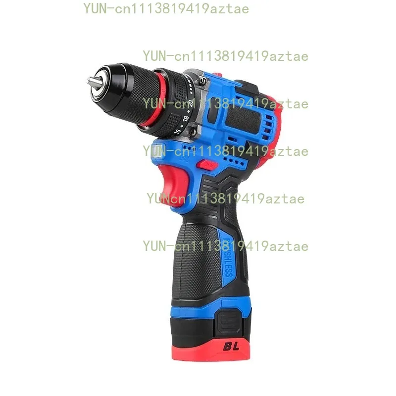 16V Brushless Cordless Mini Drill, 50N.m Self-locking Chuck Electric Screwdriver, 20+1 Torque Settings, 2-Speeds