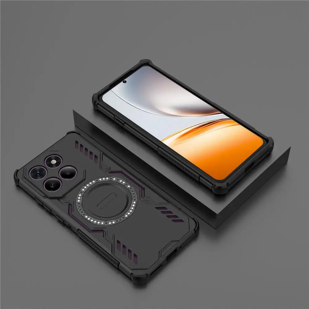 Moto Edge 40 50 60 NEO Pro Fusion用 アーマー保護 放熱 スマホケース マグネット式 耐衝撃 シェル カバー