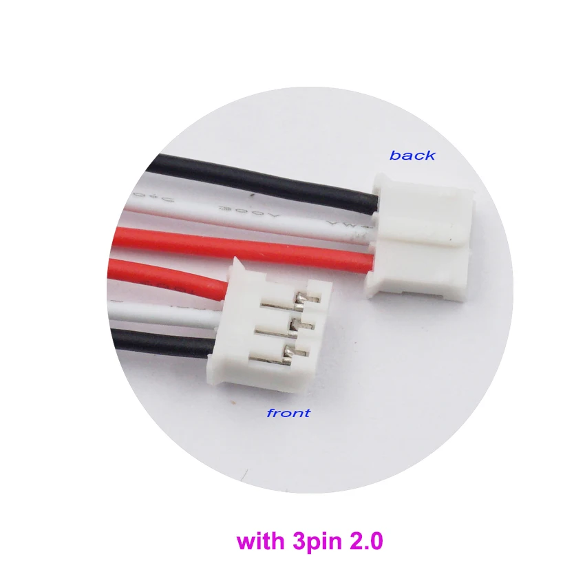 充電式リチウムポリマー電池,3ピンコネクタ,ntc,3線式サーミスター,505573,jst,3.7v,3000mah,11.1wh,2.0mm