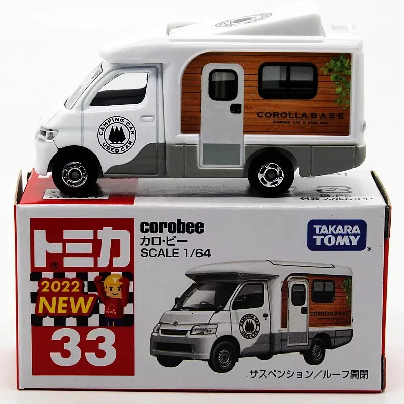 TOMY TOYOTA Corobee Motorhome RV 33 Alloy Car Diecasts & Toy Vehicles Car Model Miniature Scale Model Car For Children