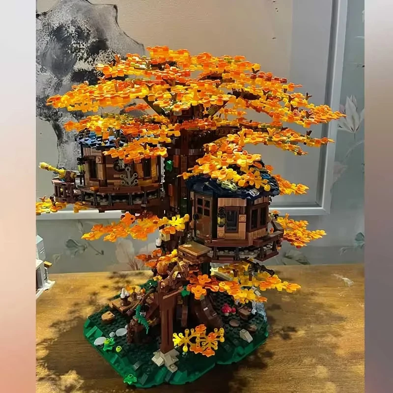 FAI DA TE 3117 PCS Casa sull'albero I più grandi blocchi di costruzione compatibili 21318 Mattoni Giocattoli fai da te Compleanno Regalo di Natale Mattoni Toy boy