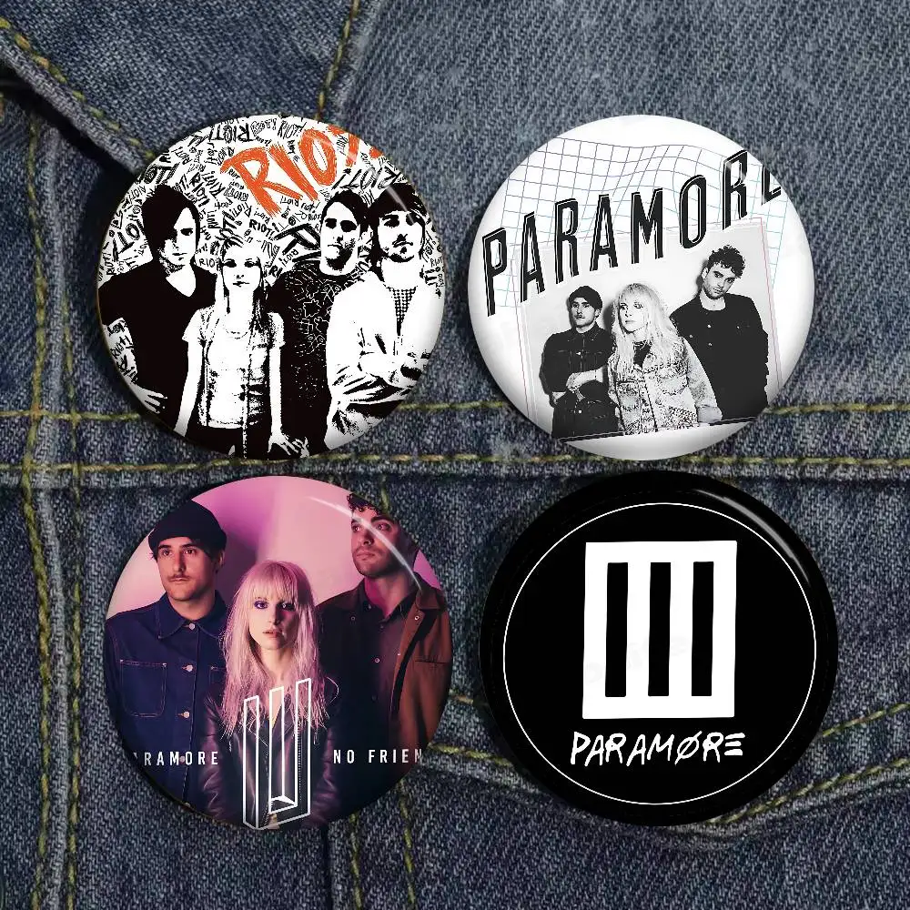 P-Paramore-Rock 58mm Animals Funny Brooches Badge Backpack Clothes Gift Accessory