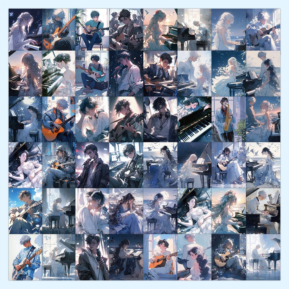 60 قطعة الأمير الموسيقى الكتابة على الجدران ملصقات الزخرفية لخوذة دراجة حساب اليد مقلمة الشارات BulingBulingStickers Store