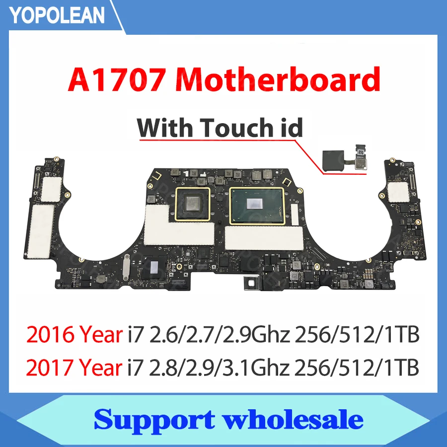 オリジナル A1707 マザーボード MacBook Pro 網膜 15 