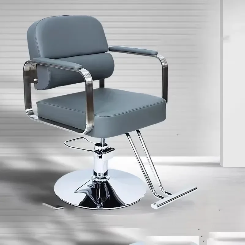 

Modern Adults Barber Chair Folding Single Beauty Vintage Barber Chair Comfortable Swivel Cadeira De Cabeleireiro Salon Furniture