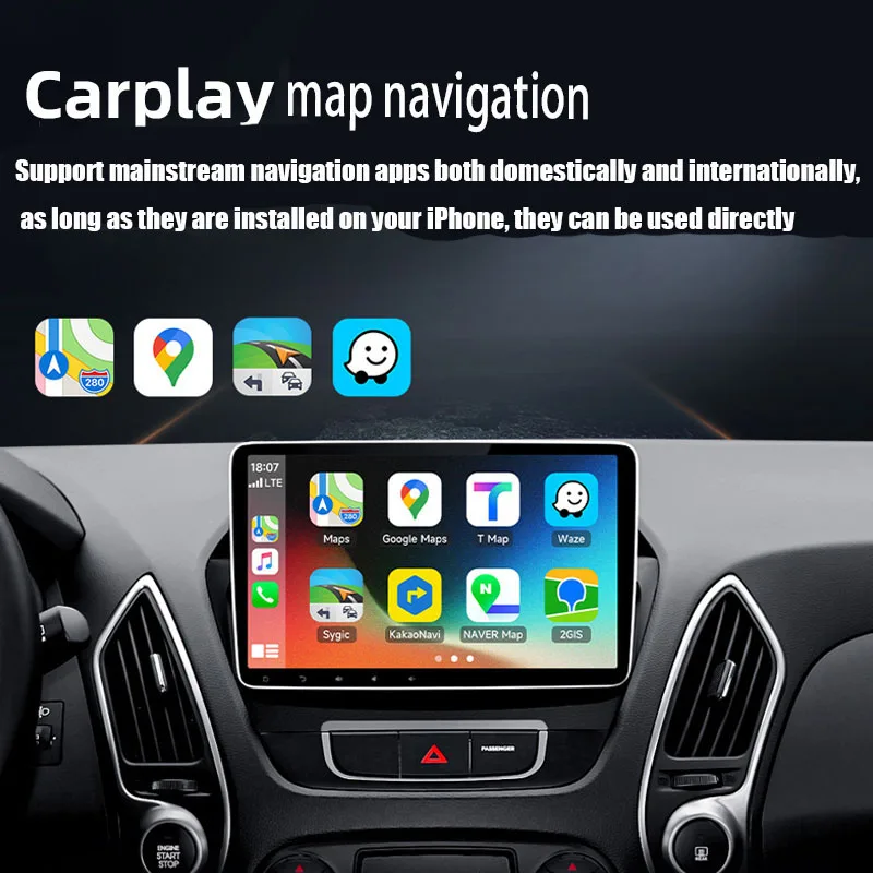 Адаптер CarPlay 2 в 1 Беспроводной Carplay и Android Auto Проводной к беспроводному Carplay I Беспроводное управление Plug & Play Carplay Auto AI Box