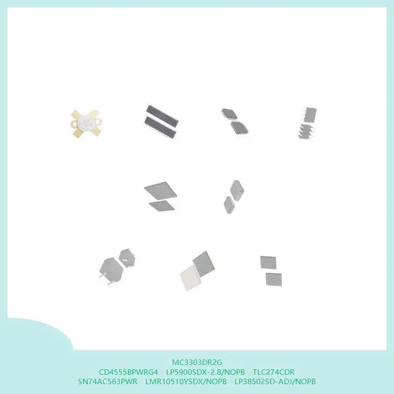 MC3303DR2G CD4555BPWRG4 LP5900SDX-2.8/NOPB TLC274CDR SN74AC563PWR LMR10510YSDX/NOPB LP38502SD-ADJ/NOPB