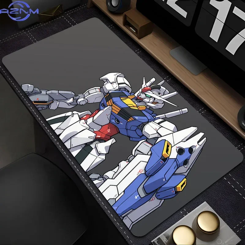 Gundam Aerial Mechanical Warrior Professional E-sports Gaming Mouse Pad, Non-slip Rubber Desk Mat, Notebook PC Gamer Keyboard Mo