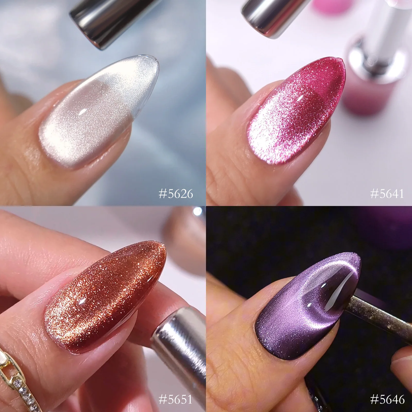 10D ماجيك القط العين هلام Venalisa TPO الحرة هيما الحرة جيل للأظافر البولندية المغناطيس نقع قبالة الأشعة فوق البنفسجية LED شبه دائم هلام مسمار الورنيش 10 مللي #2