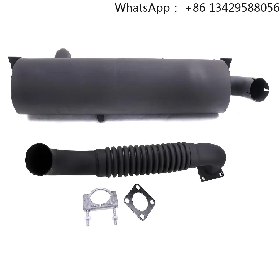 

Muffler & Pipe Kit 7130724 7130725 7101708 6727753 Compatible for Loader S160 S185 S205 T180 T190