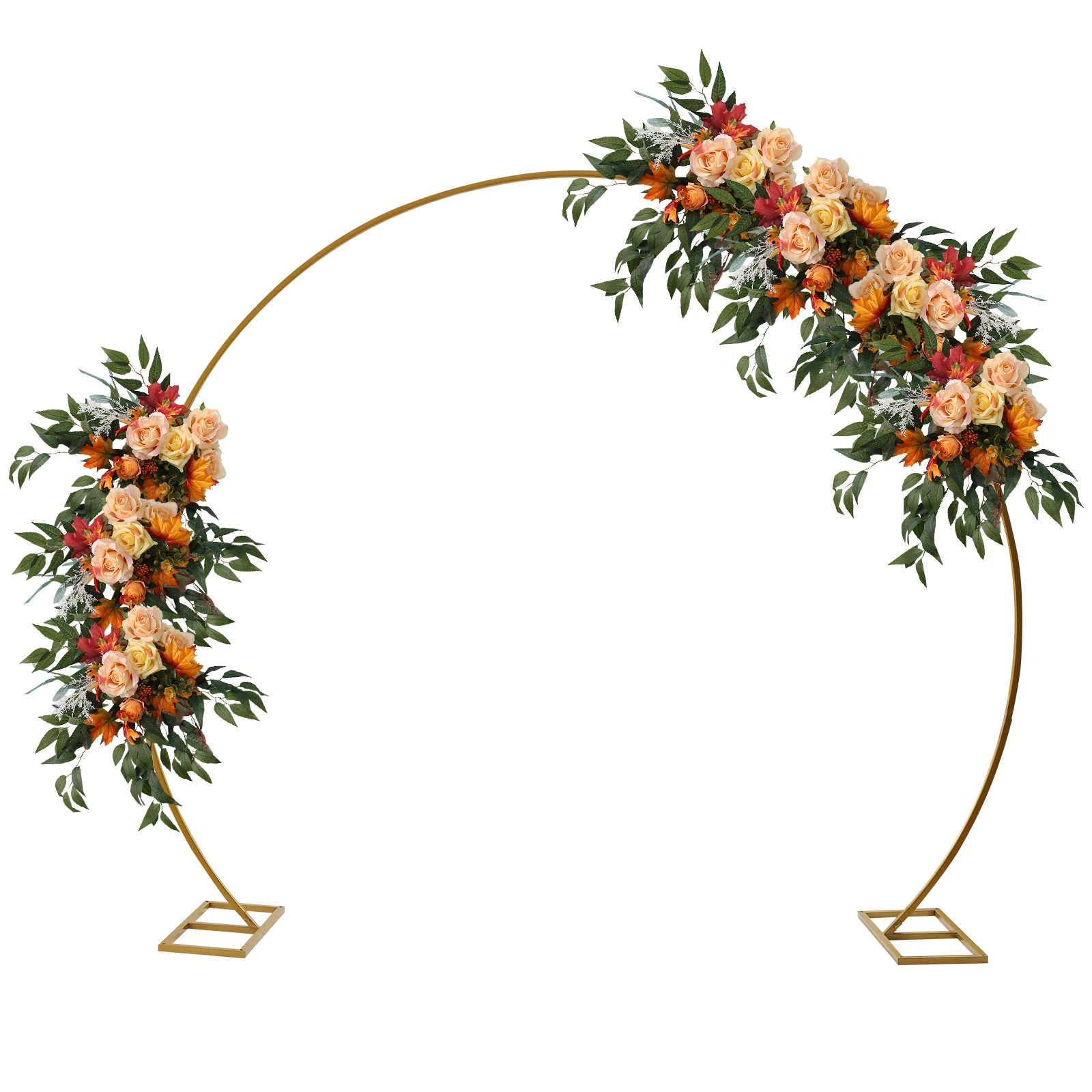 260cm Wedding Circle Arch Frame Flower Balloon Deco Round Archway Backdrop Stand Garden Flower Display Frame Wedding Party