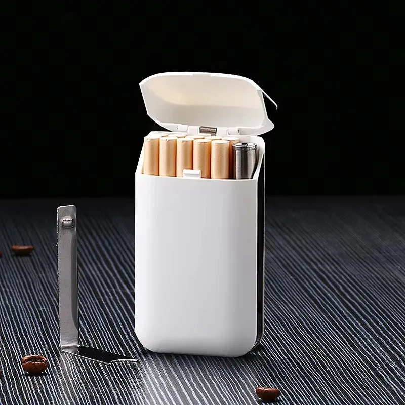 10Pcs portable creative ultra-thin blank u disk zinc alloy cigarette storage box