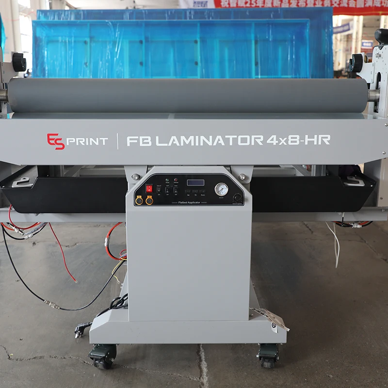 LF1732-B4 Flatbed Vinyl Roller Easy To Operate Pneumatic Pressure Laminator Table Laminating Machine 1600*3000mm