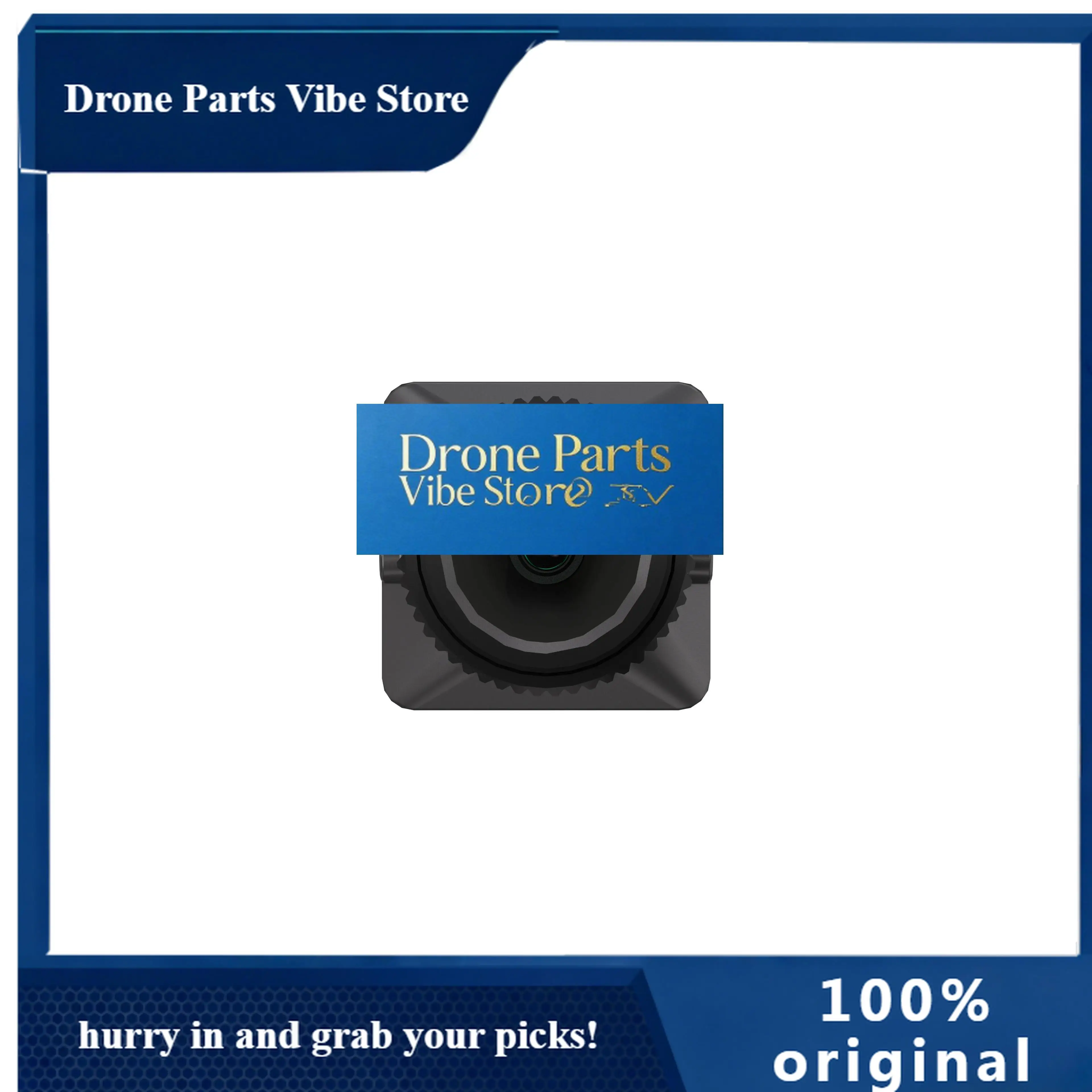 Drone PartsCADDX Infra V2 Camera No-Light Night Camera Analog VTX Kit 0 Lux Super WDR 1500TVL 131° FOV Black And White Sensor Fo