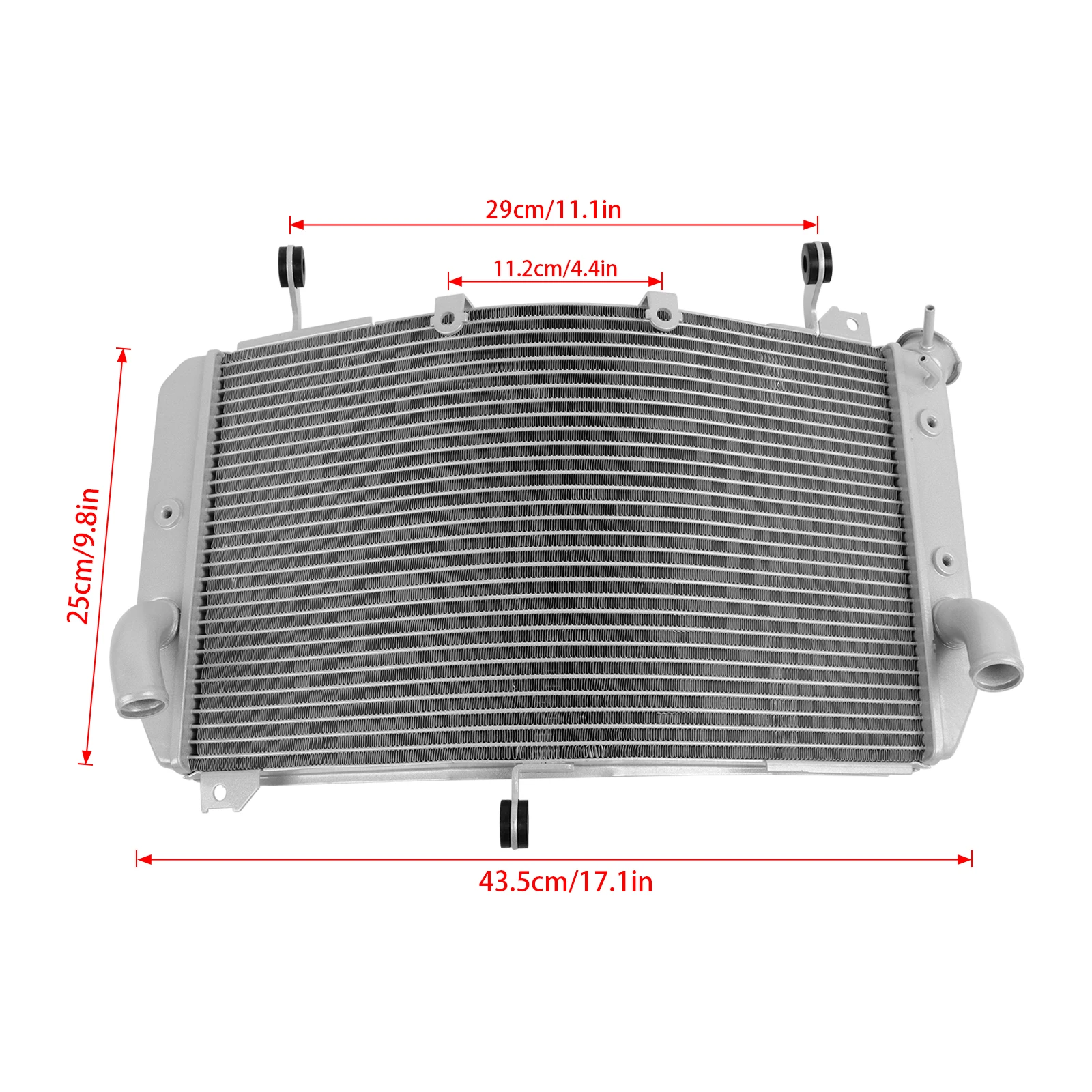 For Yamaha MT10 MT-10 SP MT 10 FZ-10 2017-2026 Motorcycle Aluminium Engine Radiator Oil Cooler Coolant Cooling Water Tank